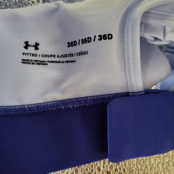 Under Armour High Impact Running Sports Bra Sz 36D - Picture 5 of 6